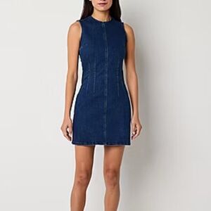 Sleeveless Denim Dress
